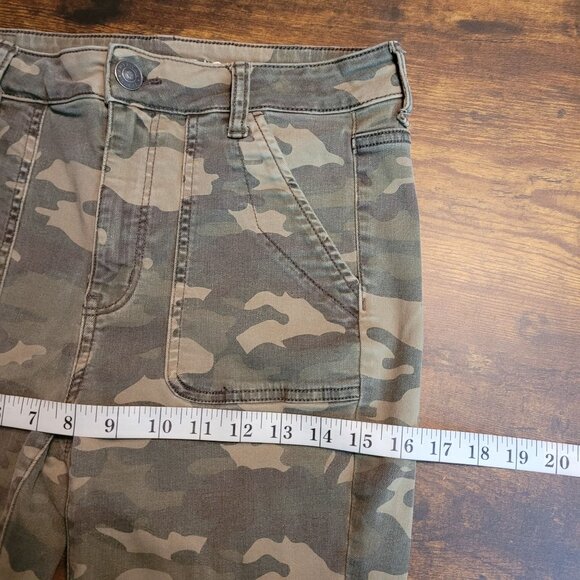 American Eagle Jeans Size 8 R Camo Moto Hi Rise Jegging Next Level Stretch - Picture 7 of 10